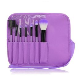 Makeup Brushes 1Set7Pcs Makeup Brush Paintbrushes Of Brushes Set Tools Toiletry Kit Wool Brand Make Up Case With Pu Drop Delivery Heal Dh2Ue