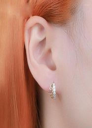 Stud Earrings Retro Temperament Crown Copper Alloy Plating Gold Zircon Inlaid7970639