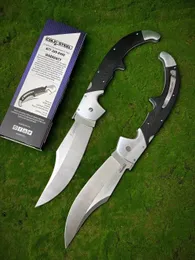 Coltello pieghevole Cold Steel 62MA XL Espada 7.5 "S35VN Lama satinata lucida Manici G10 con rinforzi in alluminio Coltelli da caccia per campo esterno 26SXP Strumenti EDC