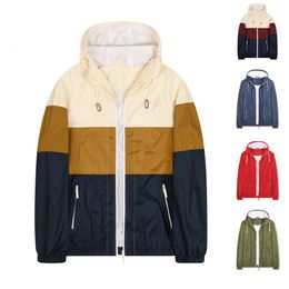 2024 Thin Outdoor Windbreaker Fashionable Autumn New Minimalist Waterproof Jacket Men's