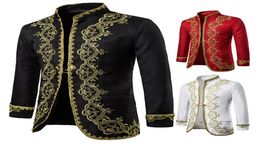 Court Coat Arabian Style Jacket Beautifully Embroidered Men Suit Banquet Wedding Suit Fashion Jacket1384796