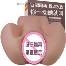 Half body Sex Doll Double hole large buttocks and inverted mold masturbator for men silicone airplane cup inflatable doll fun adult sexual products 0XZ6