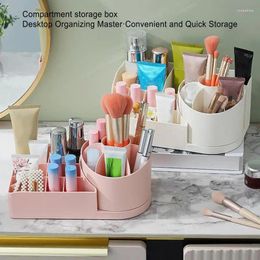 Storage Boxes Turntable Desk Organizer Spinning Box Display For Lipstick Organization Bathroom Drawers Home Supplies Jewelry