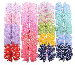 Baby Girls Barrettes Floral Kids Hair Clips Flower Newborn Hairpins Boutique Bow Headwear Daisy Hair Accessories 20 Designs DW58634572125