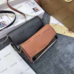 Designer backpack shoulder bag crossbody bag handbag letter block color contrasting leather detachable metal buckle high-quality clutch handbag zero wallet bag