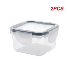 Storage Bottles 2PCS Box Bpa Free Refrigerated And Nutritious Tasteless Save Space Safe Odourless Portion Control