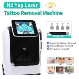 Q-Switched Nd Yag Laser Picosecond Laser Tattoo Removal Machine Laser Eyebrow Washing Black Doll Device Freckles Birthmark Removal Skin Whitening Machine615