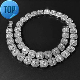 Chains Hip Hop Iced Out Chunky Cuban Rhinestone Necklace Womens Collar Metal Crystal Shiny Fashion Thicks Clavicle Chain Girl JewelryCh