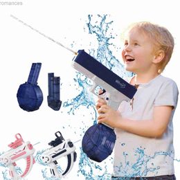 Toys Gun Gun Toys Automatic Electric glock water gun for Kids Blaster Water Squirt Guns Rechargeable Soaker blaster Pool Outdoor Summer Water Game 240307