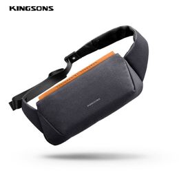 Kingsons Small Chest Bag High Quality Shoulder Bag Men Messenger Bags Male Waterproof Sling Bag Boy Walking Bagpack Cross Body280z