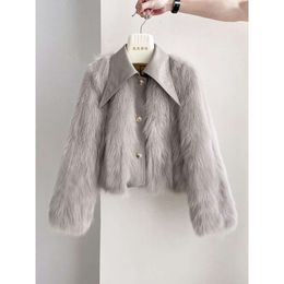 Environmental Friendly Fox Grass For Women 23 New Fashionable Youth Integrated Short Fur Coat Haining 886259