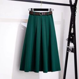 skirt Drape suit half skirt female large size spring and summer new fashion chic elegant commuter college wind high waist a word skirt