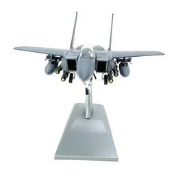 1 100 Scale F 15E Fighter Plane Model Exquisite Miniature for Decor 240223