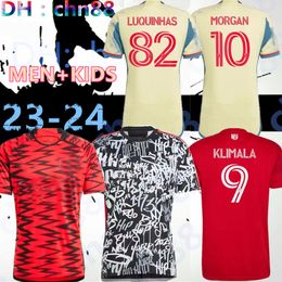 New York Red 24 25 Bulls Soccer Jerseys MORGAN 2022 2023 2024 Fans Player EDELMAN TOLKIN ELIAS MANOEL AMAYA BURKE LUQUINHAS Football Shirt FERNANDEZ Mens MLS Jersey