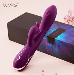 Luvkis MrTic Rabbit Vibrator G Spot Stimulate Clitoral Vibrate Clit Suck GSpot Dildo Butterfly Sex Toy for Women Adult Product T5645427
