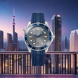 mens watches Luxury mechanical watch world Time Ceramic Ring Limited Edition automatic watch 41mm Automatic Movement Glass Back Sport Sea Mans blue watch