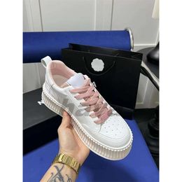 Designer New Small Fragrant Wind Panda Board Shoes Cookie Shoes Casual Women's Thick Soled Muffin Bottom Inside Increasing Sports Leisure Small White Shoes Eur34-40