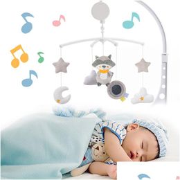 Mobiles# Mobiles Baby Rattles Crib Toy Holder Rotating Mobile Bed Bell Musical Box 0-12 Months Born Infant Toys Bracket Drop Delivery Dhiyy