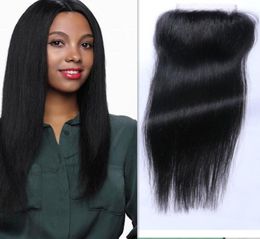 354 Brazilian Malaysian Indian Peruvian Vietnamese Mongolian Hair Top Lace Closure 820inch Silk Straight Natural Color Human Ha8553755