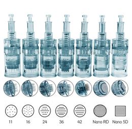 Dr Pen M8 Needle Cartridges 10pcs Bayonet Cartridges 11 16 36 42 Nano MTS Micro Skin Needling Compatible With Dr pen M86459333