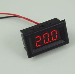 DC Voltmeter Mini 056in DC 25V30V 2Wire LCD Digital Voltmeter Panel Voltage Metre for Car Motorcycle Battery Bicycles1866672