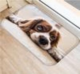 Cute Chihuahua Dog Welcome Doormat Funny Lovely Chihuahua Puppy Pet Door Mat Flannel Floor Rug Carpet Anti Slip Home Decor Gifts9117593