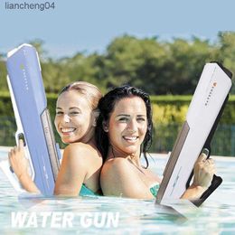 Gun Toys Water gun electric Full Automatic Summer Induction Water Absorbing High-Tech Burst Water Gun Beach Outdoor Water Fight Toys