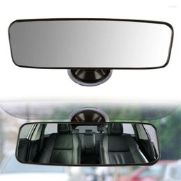 Interior Accessories Universal Car Wide Rear View Mirror Front Windshield Suction Clip On Rearview