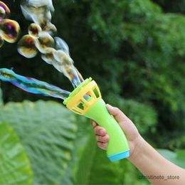 Sand Play Water Fun Bubble Blower Gun Summer Funny Bubble Maker Machine Mini Fan Kids Outdoor Toys