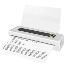 Wirelessly BT 200dpi Thermal Label Printer USB Rechargeable Portable Po Memo Wrong Question Printing