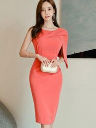 Dress new arrival fashion comfortable personality formal dress high quality elegant vintage work style solid fresh cute pencil dress