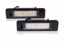 LED License Plate Lights SMD3528 6000K Number Plate Light For E82 E88 E90 E92 E93 E39 E60 Sedan M5 E70 X5 E71 E72 X68321079