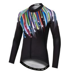 Women Cycling Jersey MTB Bicycle Clothes Female Ciclismo Long Sleeve Road Bike Riding Shirt Team Jersey Mountain bike Clothing3903735