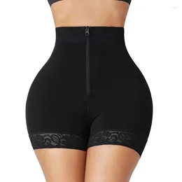 Women's Shapers Hip Lifting Bodysuit Belly Tightening Pants Zipper Breathable Buttocks And Postpartum Shaping