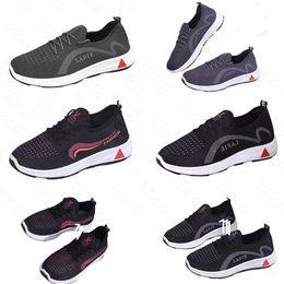 New Soft Sole Anti slip Middle and Elderly Foot Massage Walking Shoes, Sports Shoes, Running Shoes, Single Shoes, Men's and Women's Shoes Casual Shoes 40