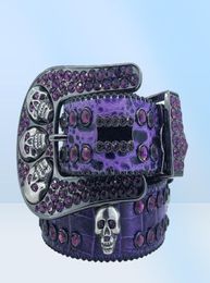 Fashion Belts for women mens designersimon Shiny Rhinestones Multicolor3955290