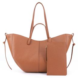 Luxury Brand Handbag Tote Bag for Women PU Leather Shoulder Bag Purse Design Large Capacity Shopping Top Handle Hobo Shopper Bag 240304