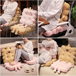 Pillow Cartoon Dining Chair S Soft Back Relief Animal Pad For Adult