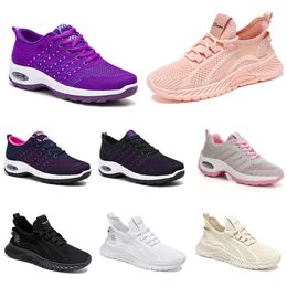 New men women shoes Hiking Running flat Shoes soft sole fashion purple white black comfortable sports Colour blocking Q66-1 GAI usonline