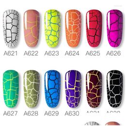 Nail Gel Crack Polish Extension Colour Base Of Varnish Hybrid Manicure Set For Uv Led Semi Permanent Top Coat Drop Delivery Dhwqc