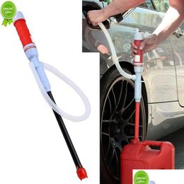 Fuel Pump New Liquid Oil Transfer Pump Water Powered Electric Outdoor Car Vehicle Fuel Gas Suction Drop Delivery Automobiles Motorcycl Dhacw