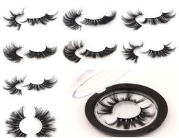 NEW 25mm 3D Mink Eyelash 5D Mink Eyelashes Natural False Eyelashes Big Volumn Mink Lashes Luxury Makeup Dramatic Lashes1644024