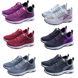 New Spring and Autumn Flying Weaving Sports Shoes for Men and Women, Fashionable and Versatile Running Shoes, Mesh Breathable Casual Walking Shoes cotton 36