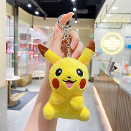 Cartoon Plush Hats Design Keychains Cute Anime Keychains