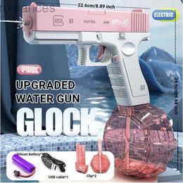 Toys Gun Electric Water Gun Toys Bursts Childrens High-pressure Strong Charging Energy Water Automatic Water Spray Childrens Toys Gun 240307