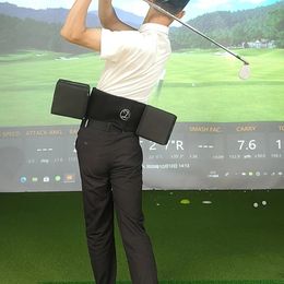 1PC Golf Swing Practice Stick Golf Swing Merlots D-BOX Golf Indoor Swing And Waist Training Aids Turn To The Waist To Force 240227