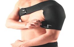 Shoulder Support Brace Back Guard Strap Wrap Belt Band Pads Single Shoulder Adjustable Breathable Sports Care Guard Protect left2548623