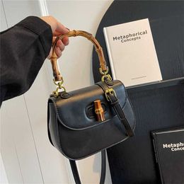 70% Factory Outlet Off Fashionable Bamboo Joint for Women Plain Pattern Versatile Single Crossbody Women's Bag on sale