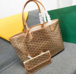 Goyyard Designer Totes Luxury Handbags Satchel Embroidery Shoulder Womens Shopping Bags Large Clutch Wallets Fashion Card Holder Genuine Leather Crossbody 276