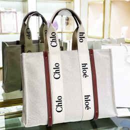 70% Factory Outlet Off WOODY Tote Handbags Totes Women's Cross Body Classic Large Capacity With Handles Letters Canvas Shopping Beach Bag Christmas Gift on sale